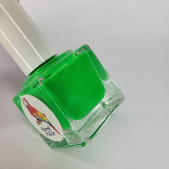 Parrot Polish "Glow Mr. Yuk" NEW Green Neon Lacquer - Picture 3 of 7